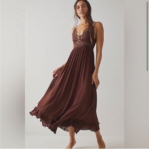 Free People Adella Maxi Rust